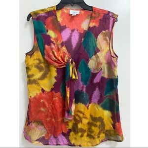 Ann Taylor LOFT sleeveless blouse Size L